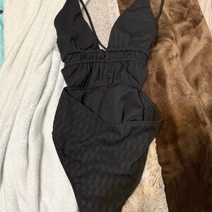 SHEIN Black Women Swim One Piece
